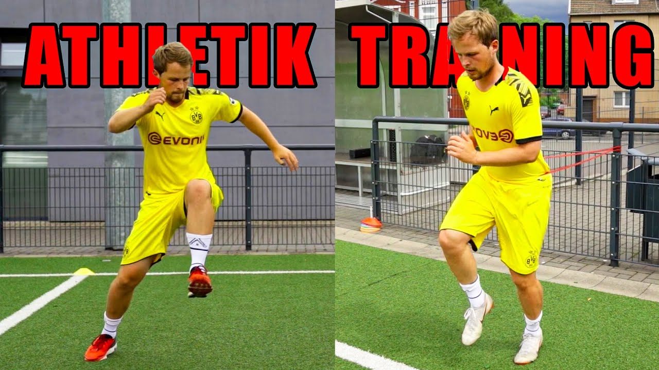 ATHLETIK TRAINING für FUSSBALLER - So werde ich SCHNELLER !