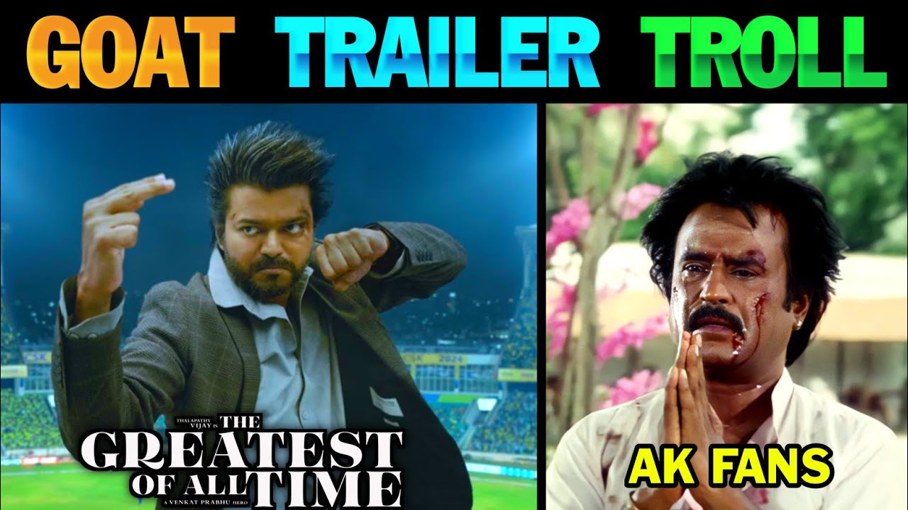 Goat - Trailer Review Troll Tamil | #GoatTrailer Troll | GOAT Movie Trailer | Lollu Facts