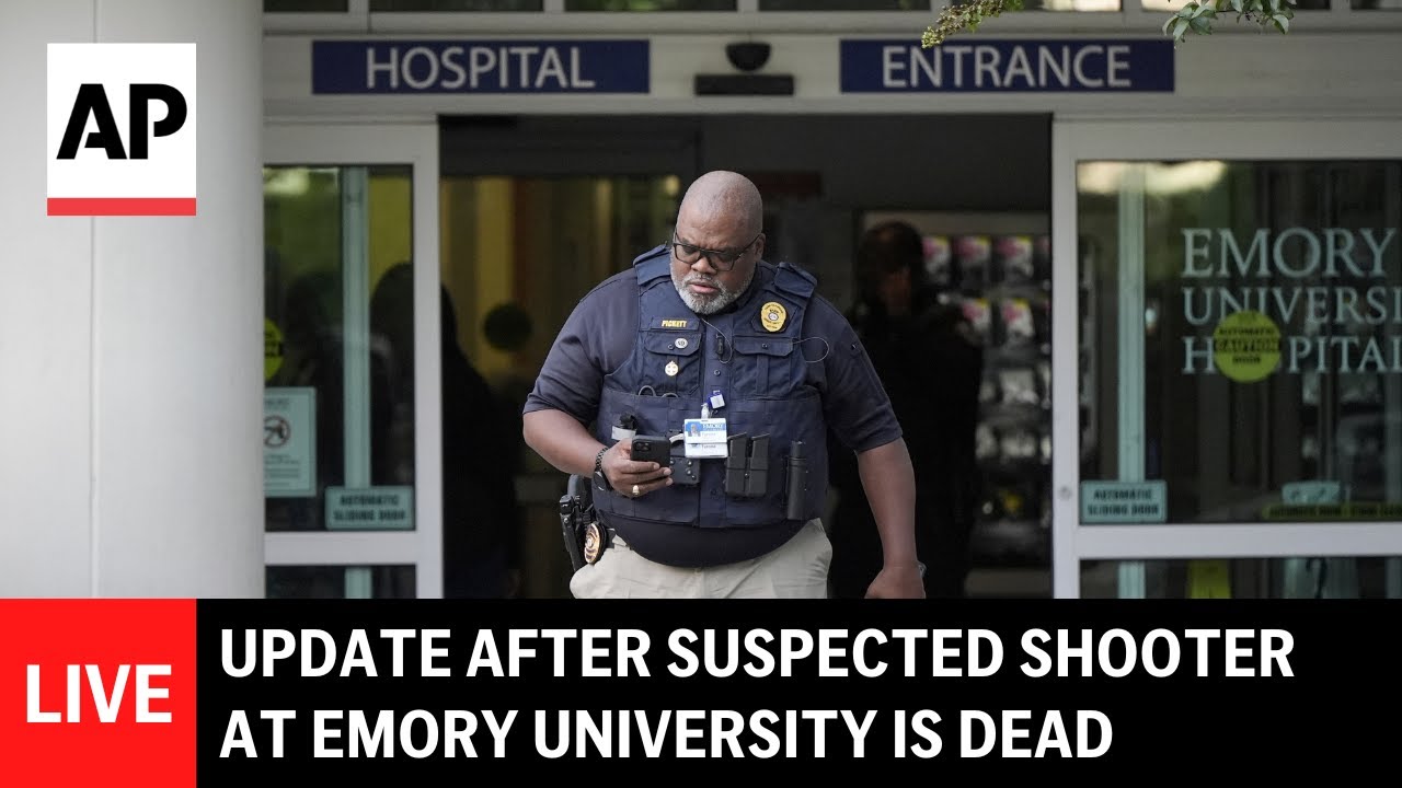 LIVE: Press conference after suspected shooter at Emory University is dead