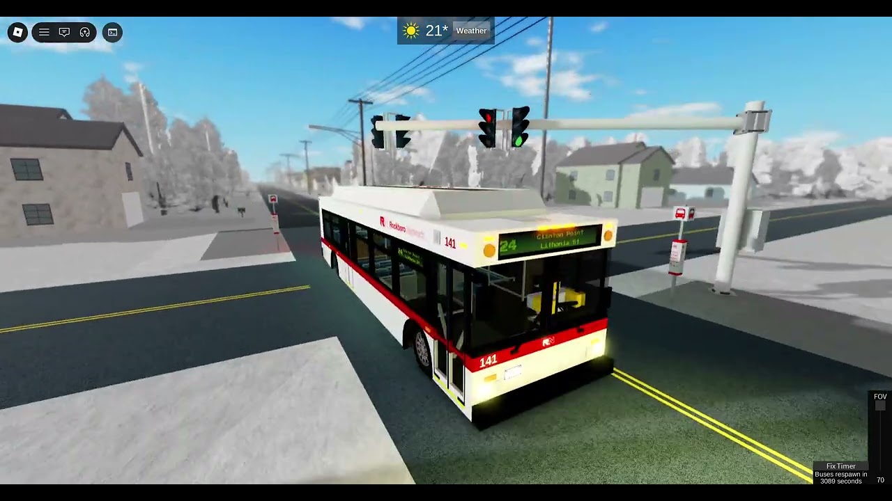 New Flyer C40LF #141 at Route 24 Full Ride