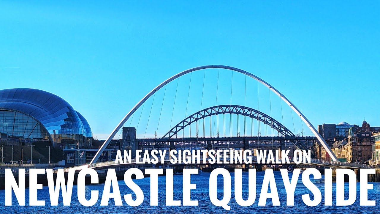An easy sightseeing walk on Newcastle Quayside