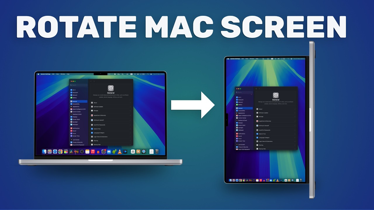 How to Rotate the Screen on MacOS In Seconds! (Easy Method)
