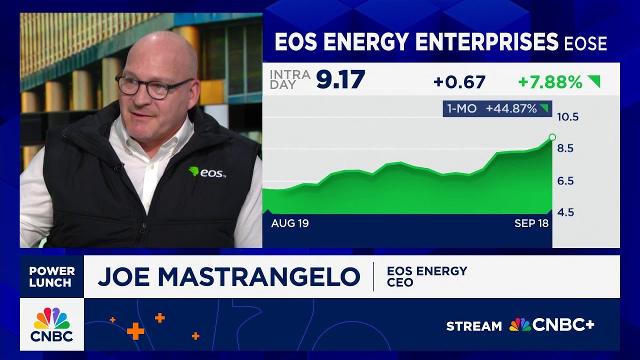 Eos CEO: We're trying to make the power grid more efficient