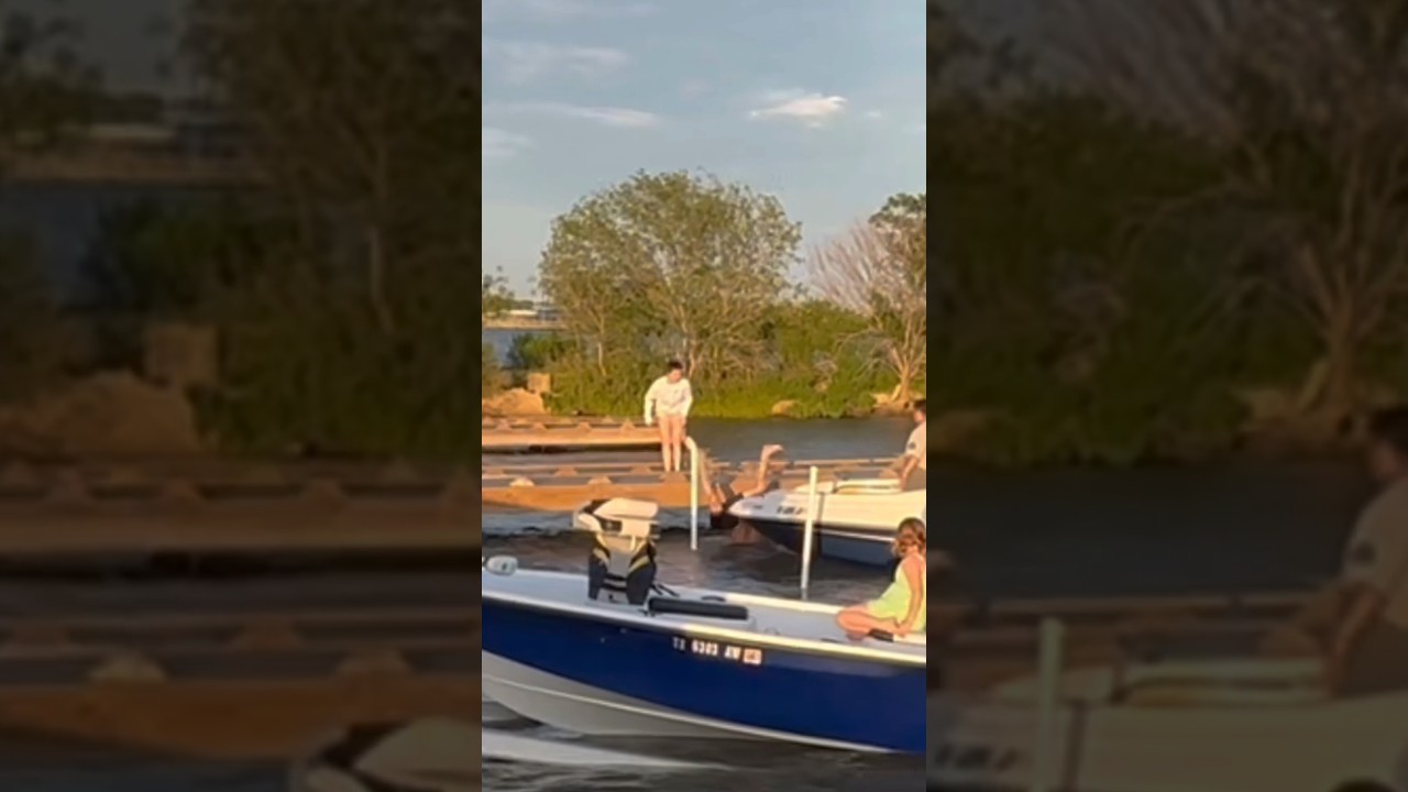 Boater Over Board!! Clear Lake Boat Ramp Shenanigans Alive & Well!!