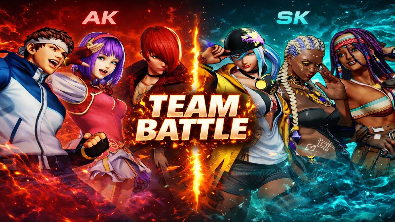 AK (SHINGO / ATHENA / IORI) VS SK (ISLA / DOLORES / DARLI) 🔥 KOF XV