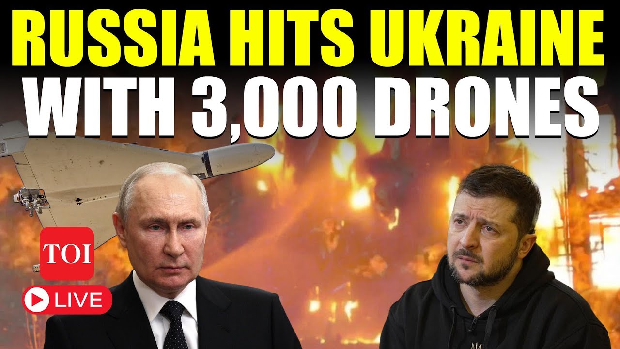 Russia Unleashes HELLFIRE On Ukraine; 100 Airstrikes, 3,0000 Drones, 151 Missiles Hit Ukraine