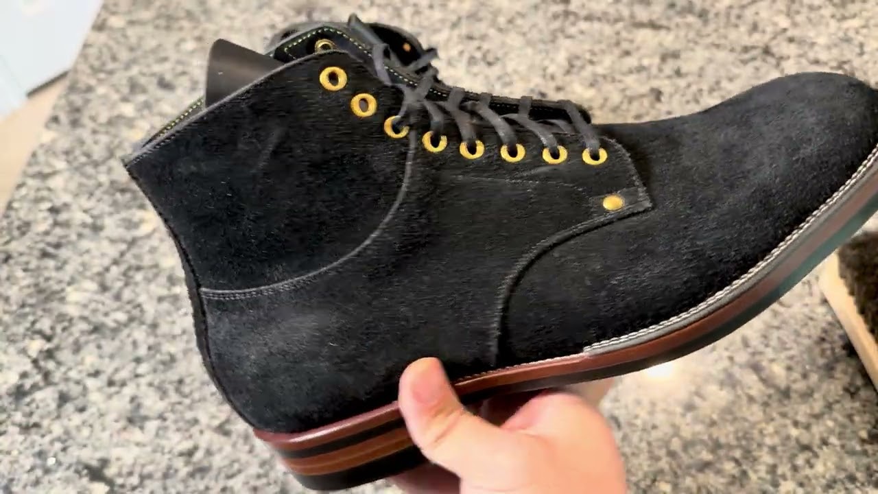 Ботинки Østmo X Iron, коллекция Drop 13 | Black Seidel Oiltan roughout