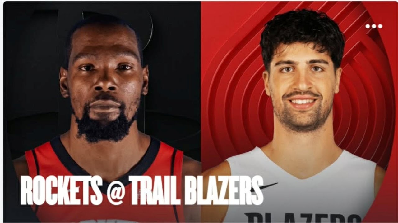 Houston Rockets at Portland Trail Blazers NBA Live Play by Play Scoreboard /  Interga