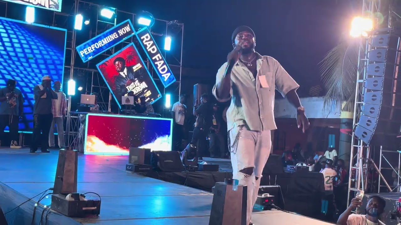 RAP FADA PERFORMANCE AT OSEIKROM CONCERT 