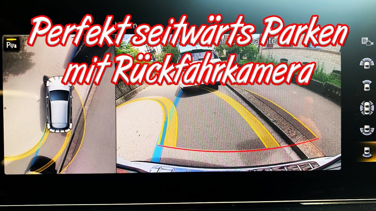Seitwärts längs Parken mit Kamera (dynamische Linien)