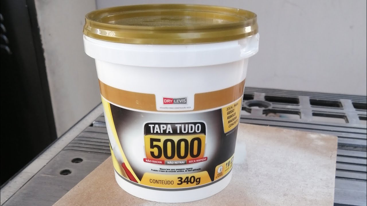 MASSA PARA TAPAR BURACOS EM MADEIRA (TAPA TUDO 5000)