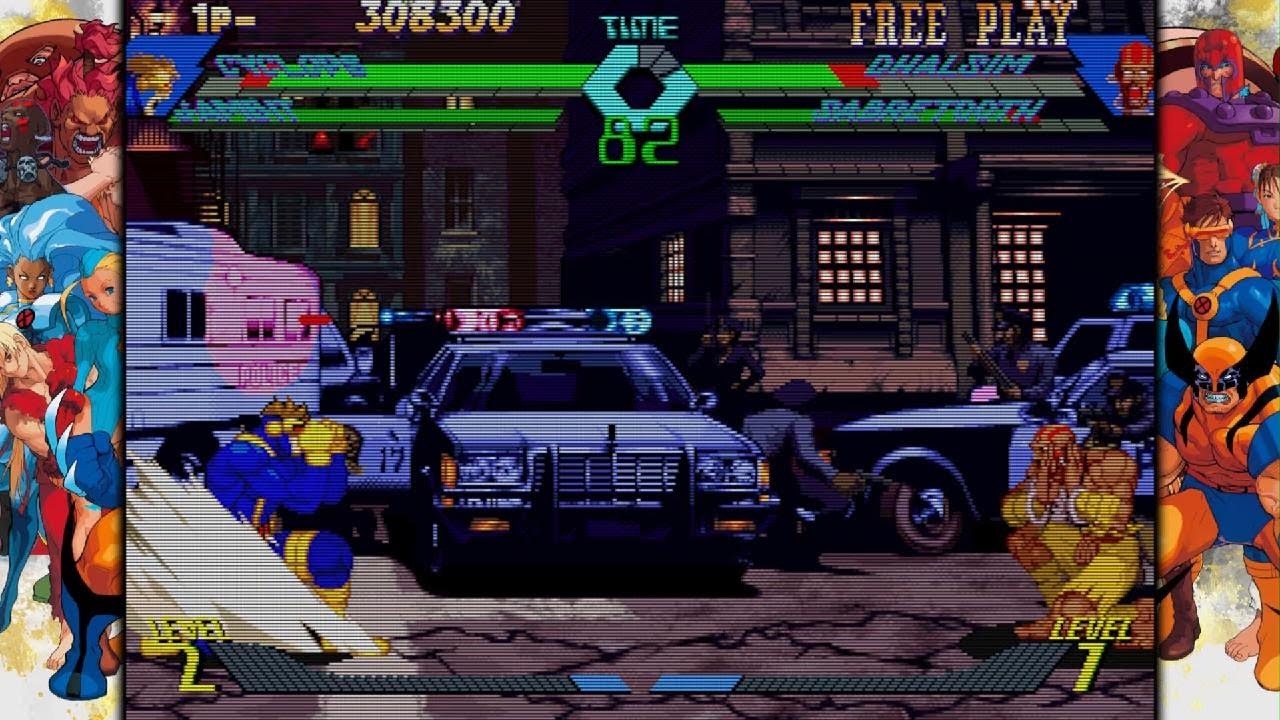 MARVEL vs. CAPCOM Fighting Collection: Arcade Classics: XVSF Cyclops & Gambit Arcade Mode