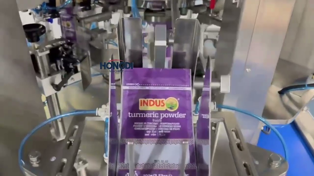Multihead Weigher +  Premade Pouch Packing Machine | Automatic Zipper Pouch Packaging Line | HONGDI