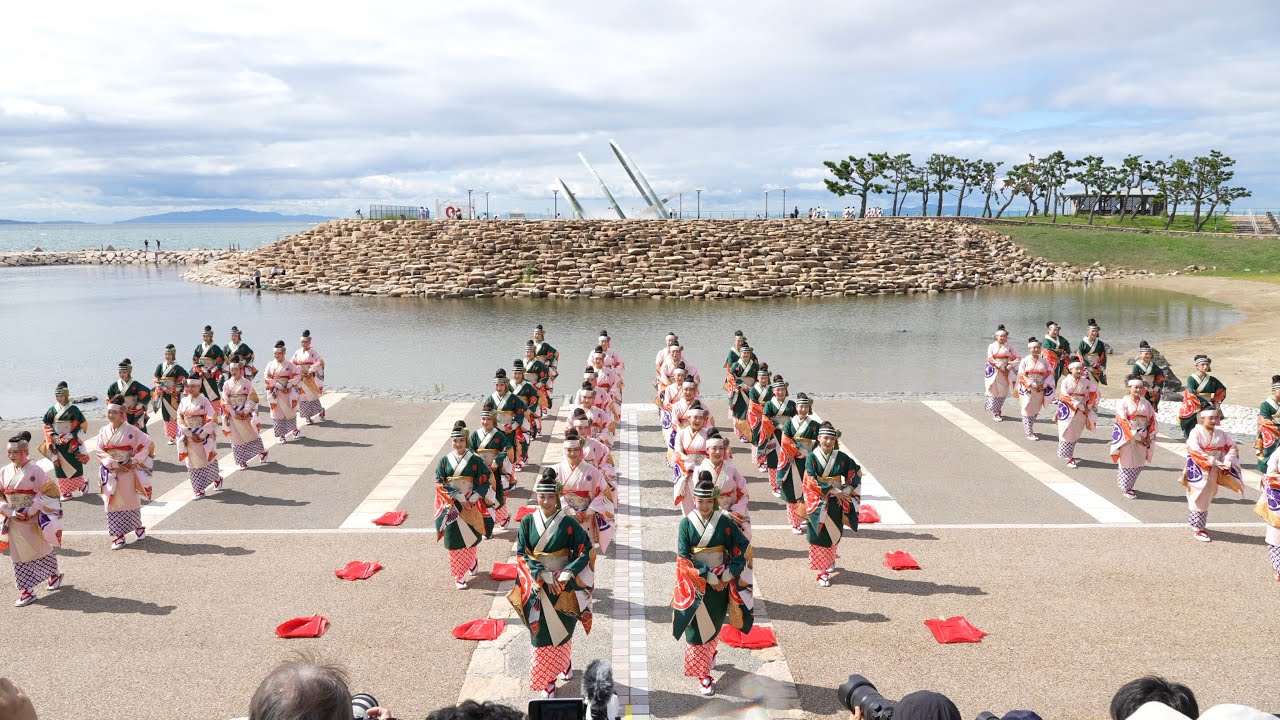 濱長 花神楽 『恋をしませう、はりまや橋で。』📍泉州YOSAKOI ゑぇじゃないか祭り (石舞台会場) 2025-10-13T12:24