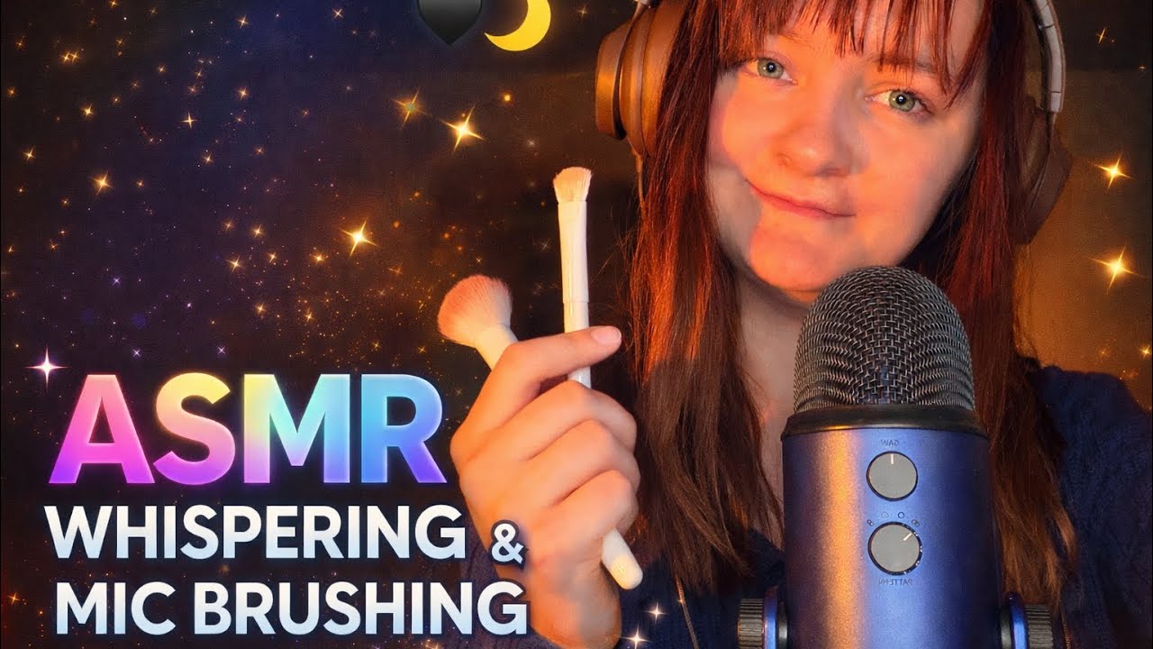 ASMR | Mic Brushing With My Cat 🐈‍⬛🌙🌵🏜️