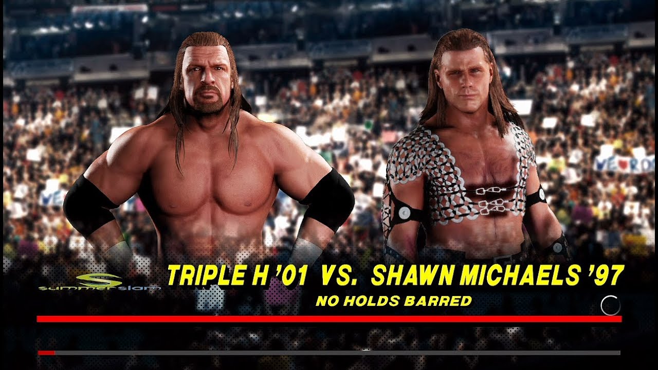 WWE 2K18 (PS4) Triple H vs Shawn Michaels SummerSlam 2002