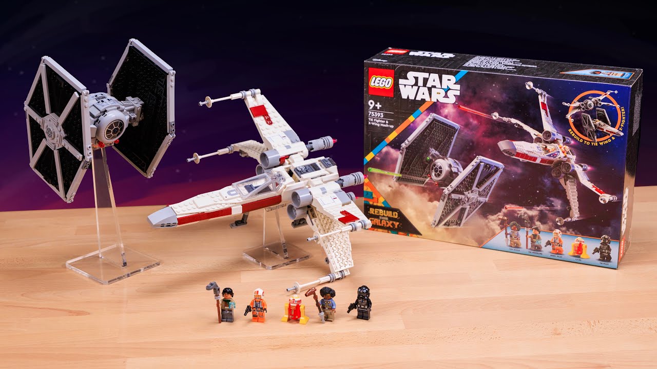 ОБЗОР LEGO Star Wars TIE Fighter & X-Wing | Набор 75393