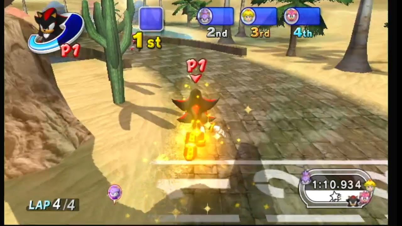 Dream Race (PB) 1:10.934 (Shadow) – Mario & Sonic at the Olympic Games (Wii U)