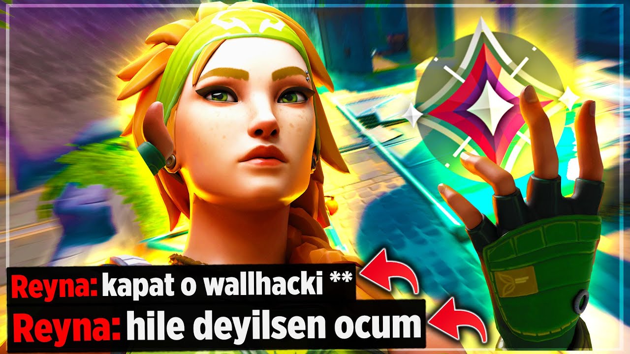 REYNAYA SİNİRDEN OYUNU SİLDİRDİM! HİLE SANDI! RASHERİNO SKYE OYNUYOR | Valorant