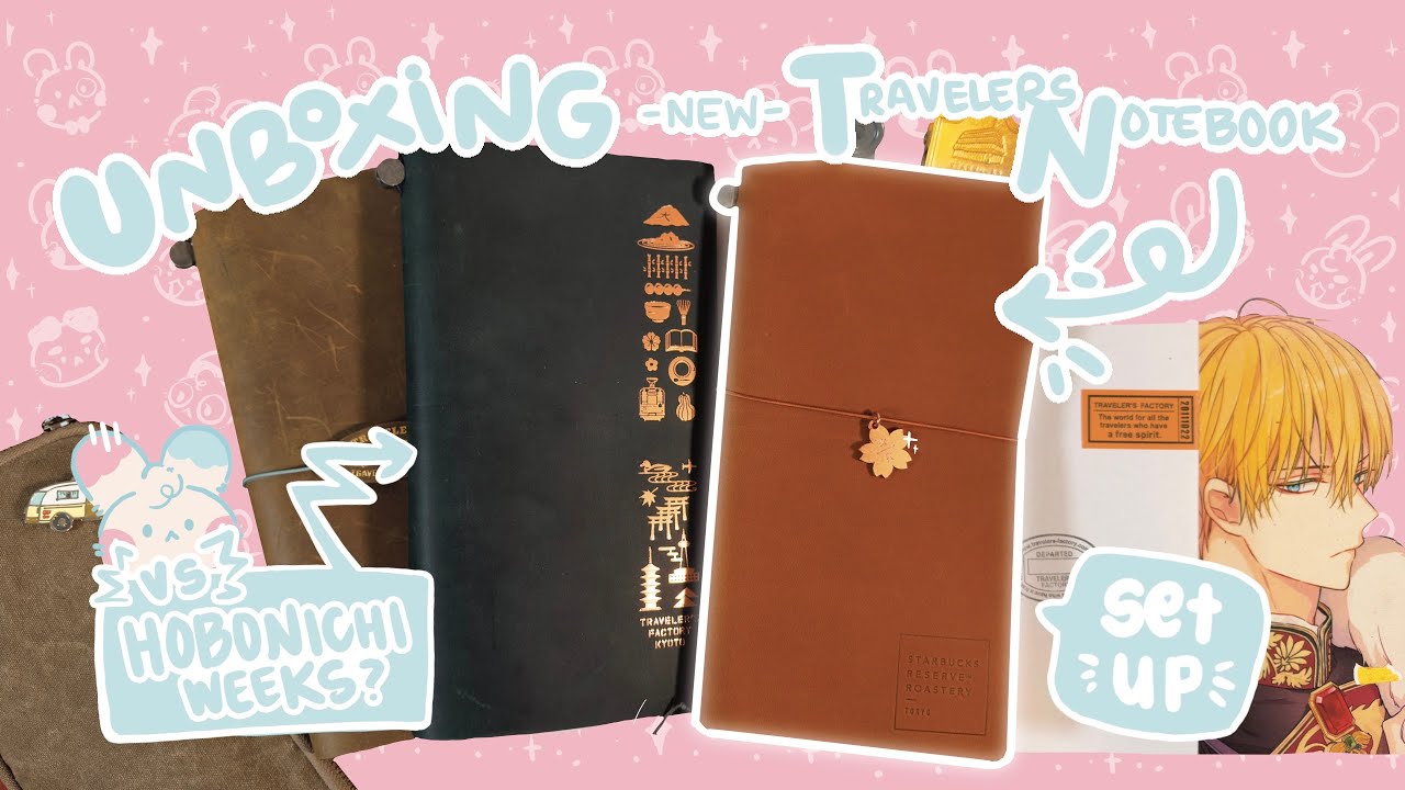 Unbox & Set-Up Limited Edition Travelers Notebook | Hobonichi Weeks Comparison