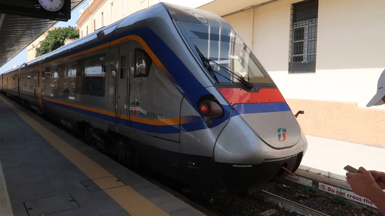 Riding ATR-365 from Decimomannu to Cagliari, Sardinia, Italia