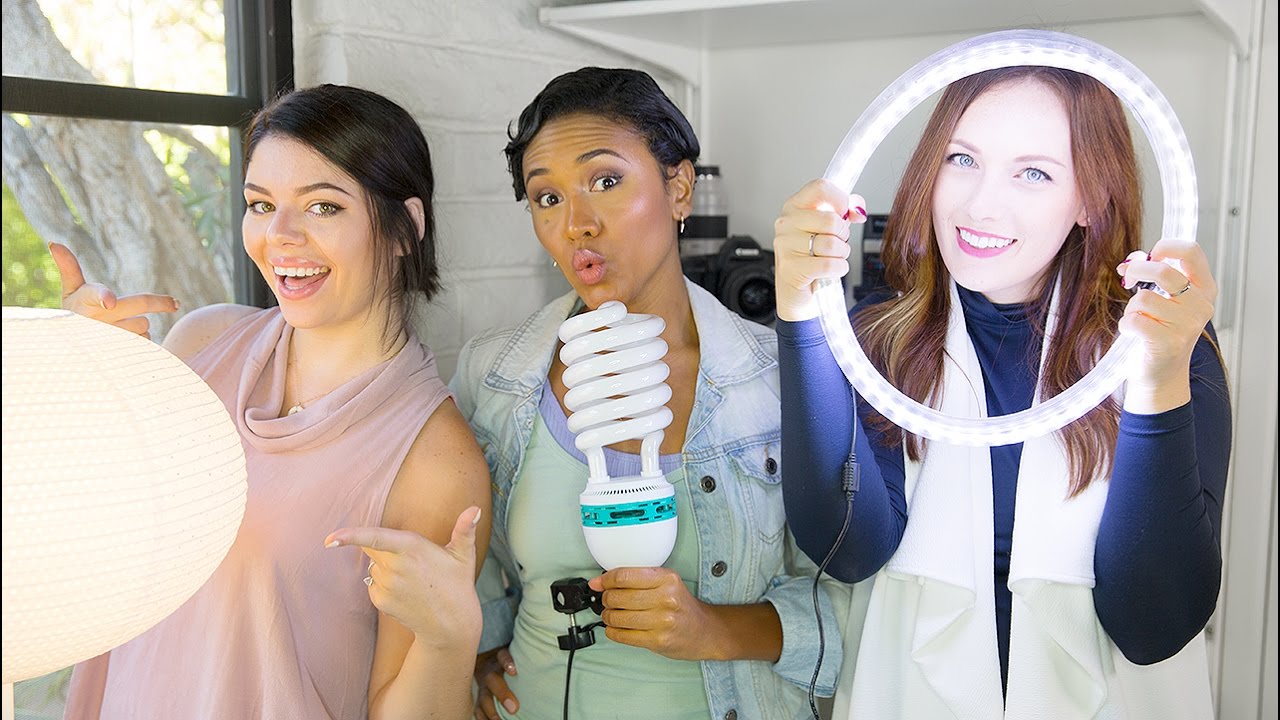 Cheap & DIY Video Lighting Collab with The Sorry Girls! | TECH TALK