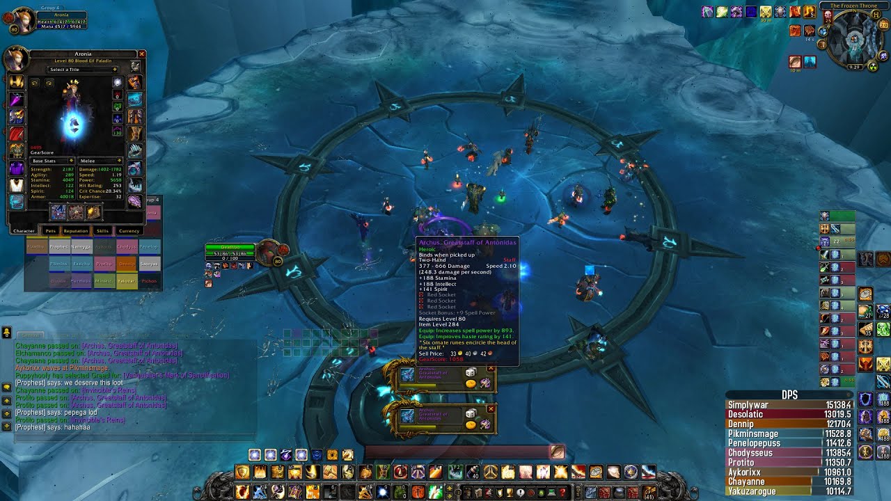 Lich King 25 HC / Protection Paladin / LOD # 17 ( Warmane )