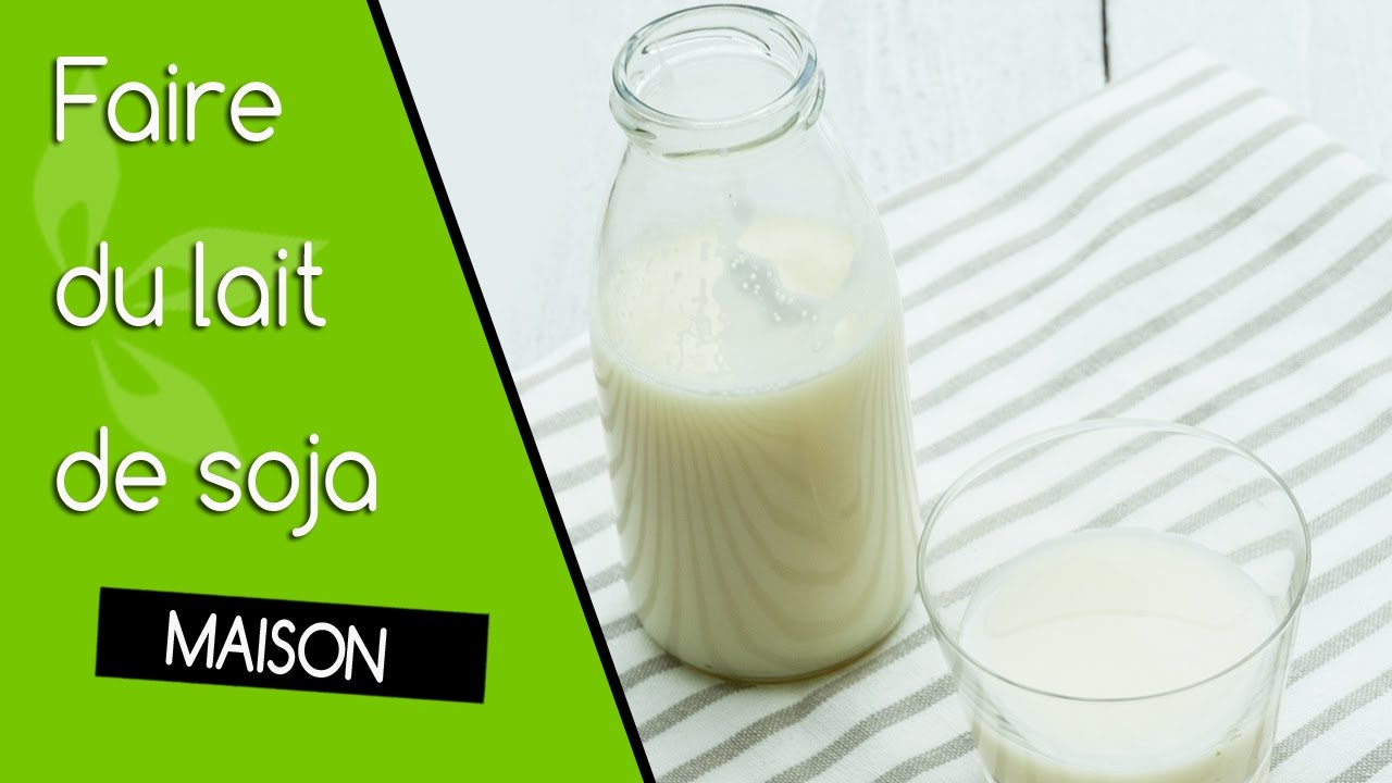 Faire son lait de soja maison à l'extracteur de jus ♥