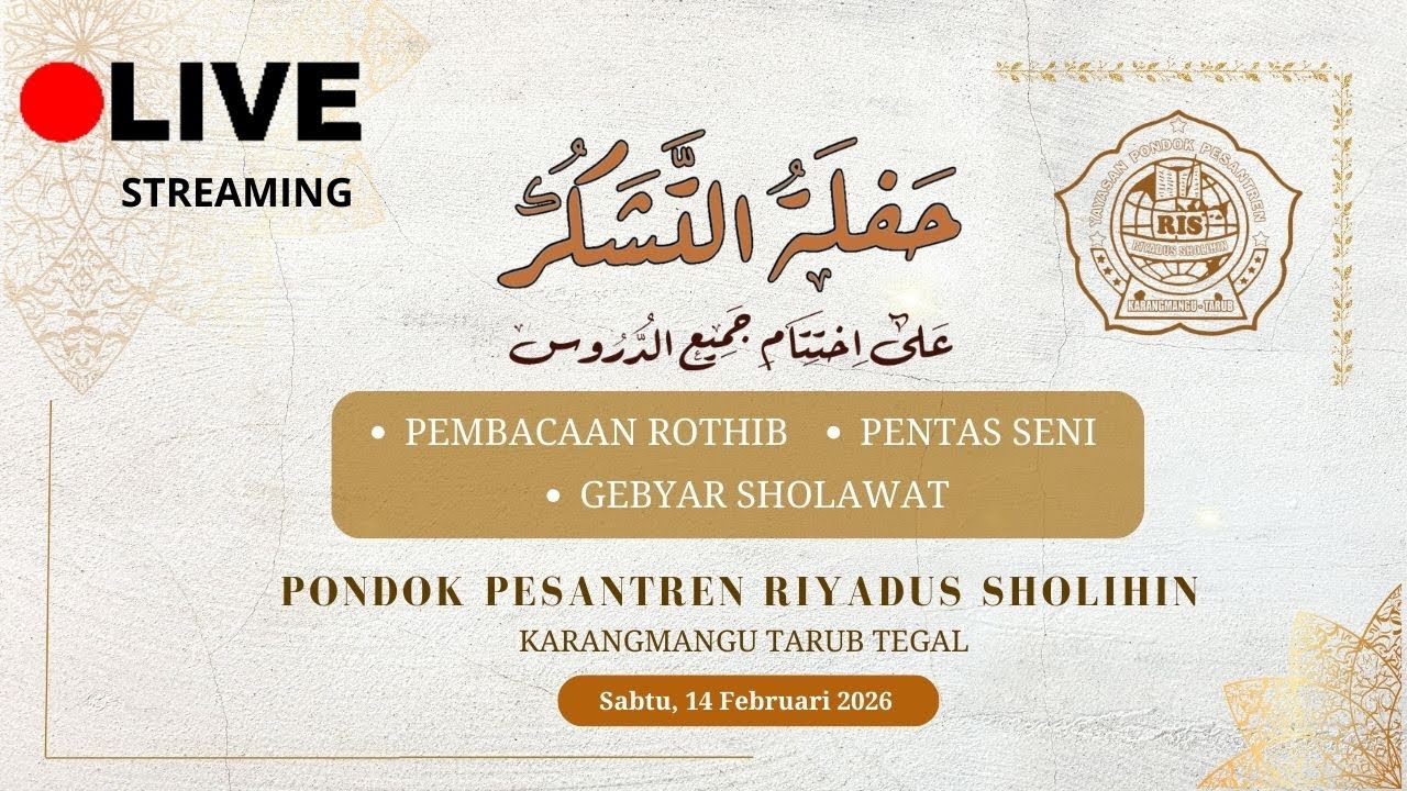 🔴LIVE STREAMING PEMBACAAN ROTHIB, PENTAS SENI, & GEBYAR SHOLAWAT