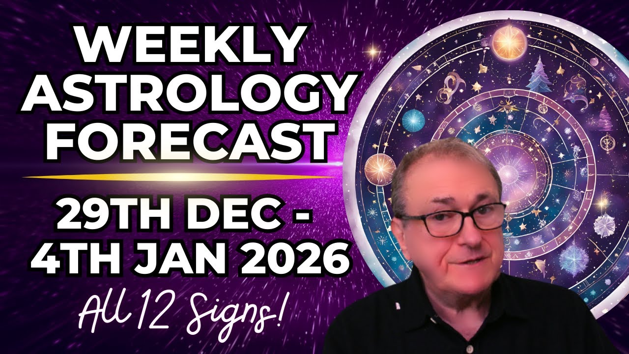 Weekly Astrology Forecast 🌟 Dec 29 &ndash; Jan 4, 2026 | All 12 Signs Horoscope & Planetary Insights