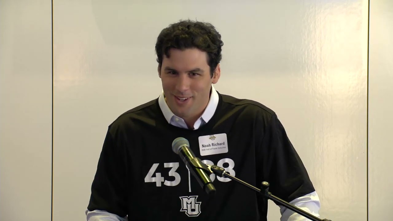2026 Marquette M Club Hall of Fame Speech: Noah Richard