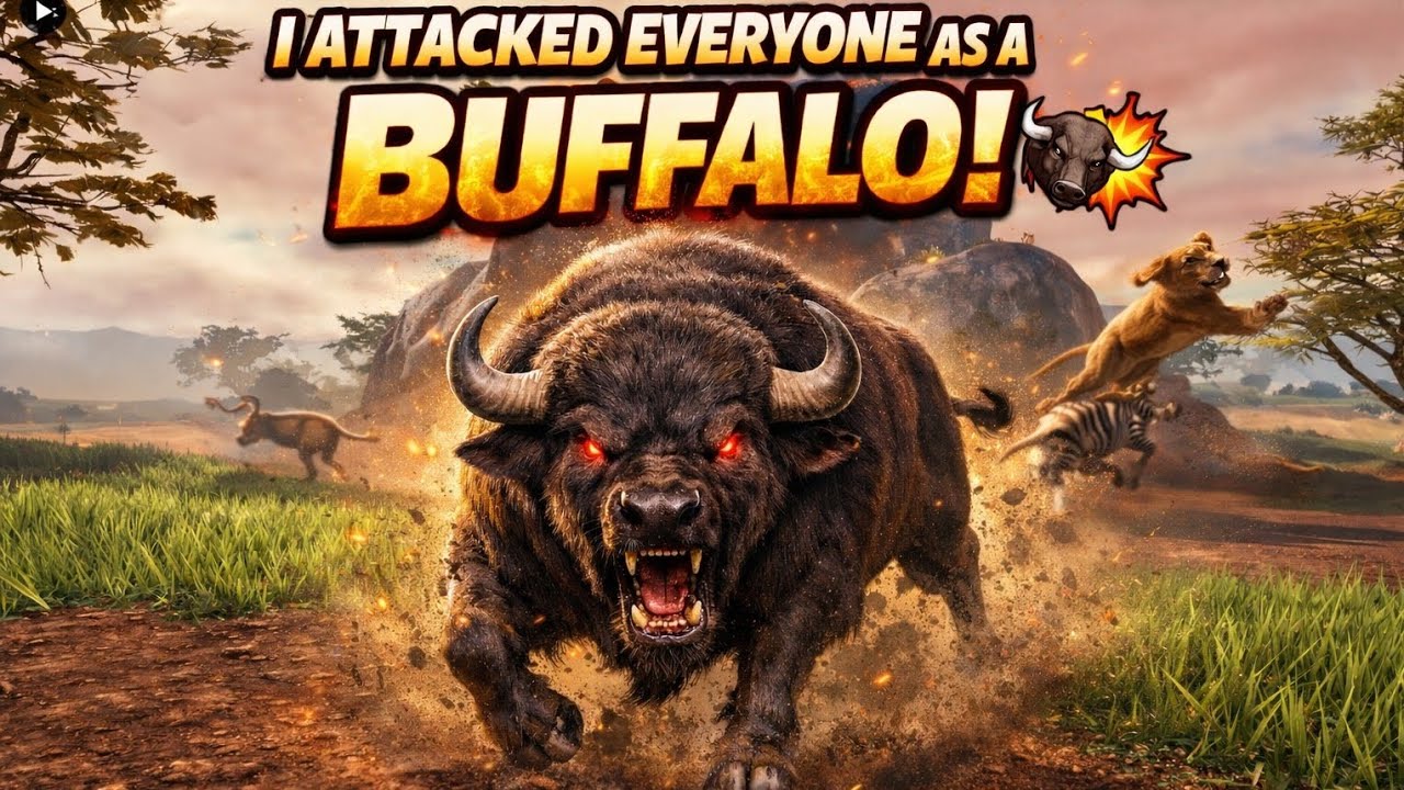 🔥 I Attacked Everyone as a Buffalo! 🐃💥 |savannah life