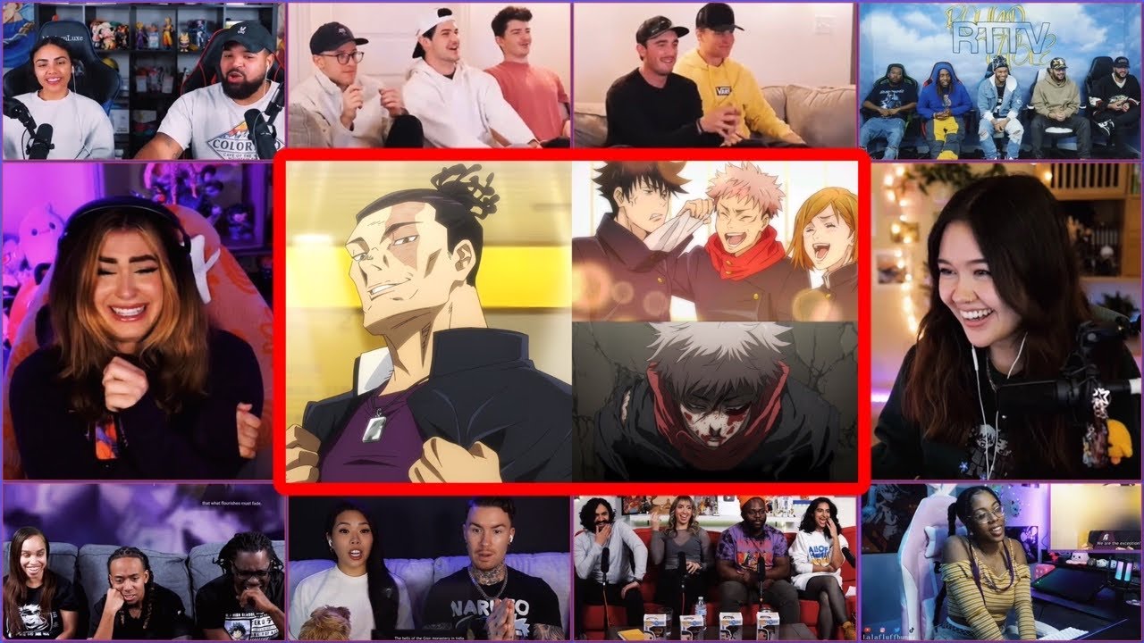 Реакция пользователей YouTube на Todo Save Itadori Yuji | Jujutsu Kaisen S2 Ep 20: Реакция на нач...