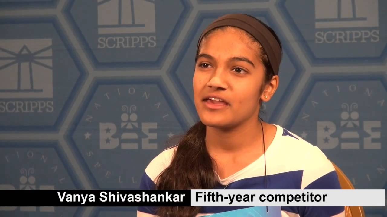 Vanya Shivashankar spells 'consommé' to make it to spelling bee finals