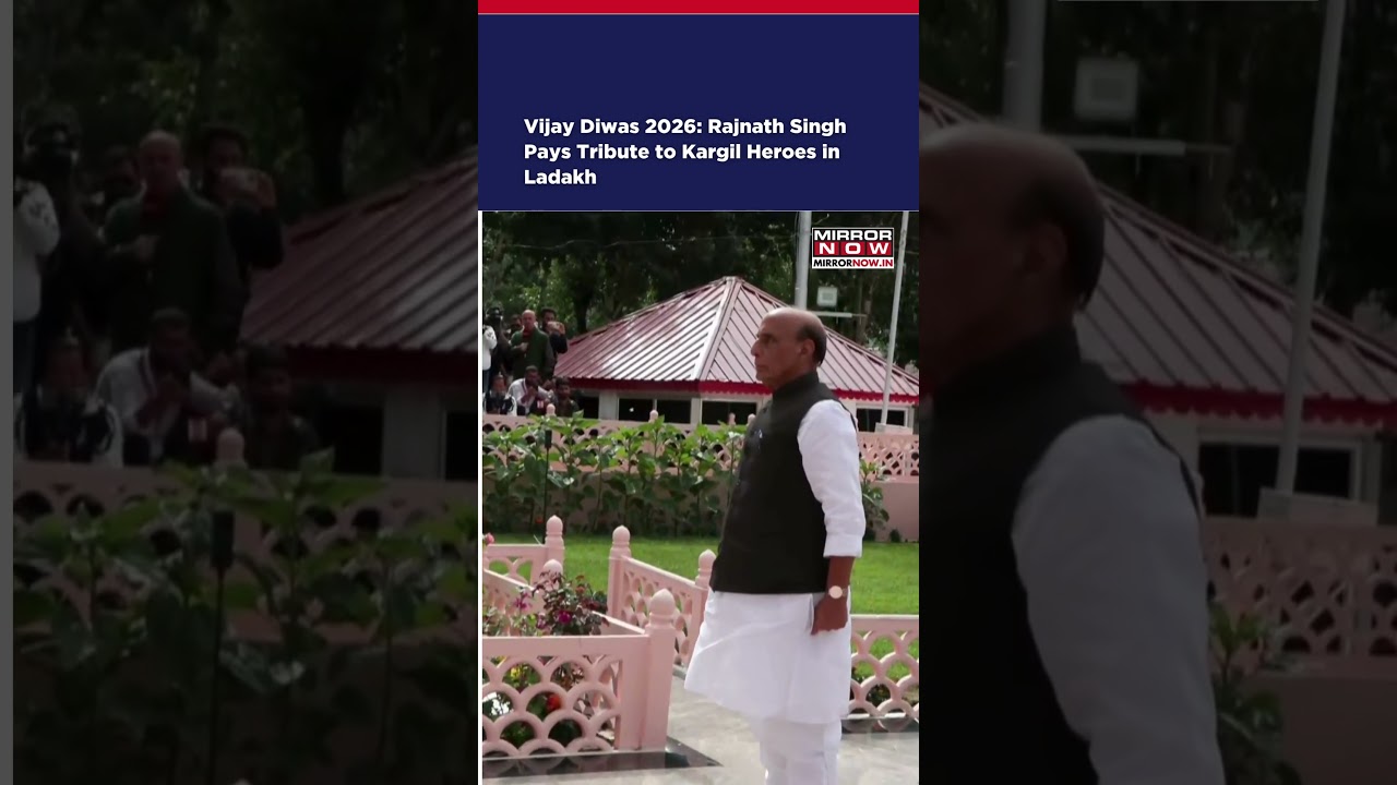 Vijay Diwas 2026: Rajnath Singh Pays Tribute to Kargil War Heroes in Ladakh, Honors Their Sacrifice