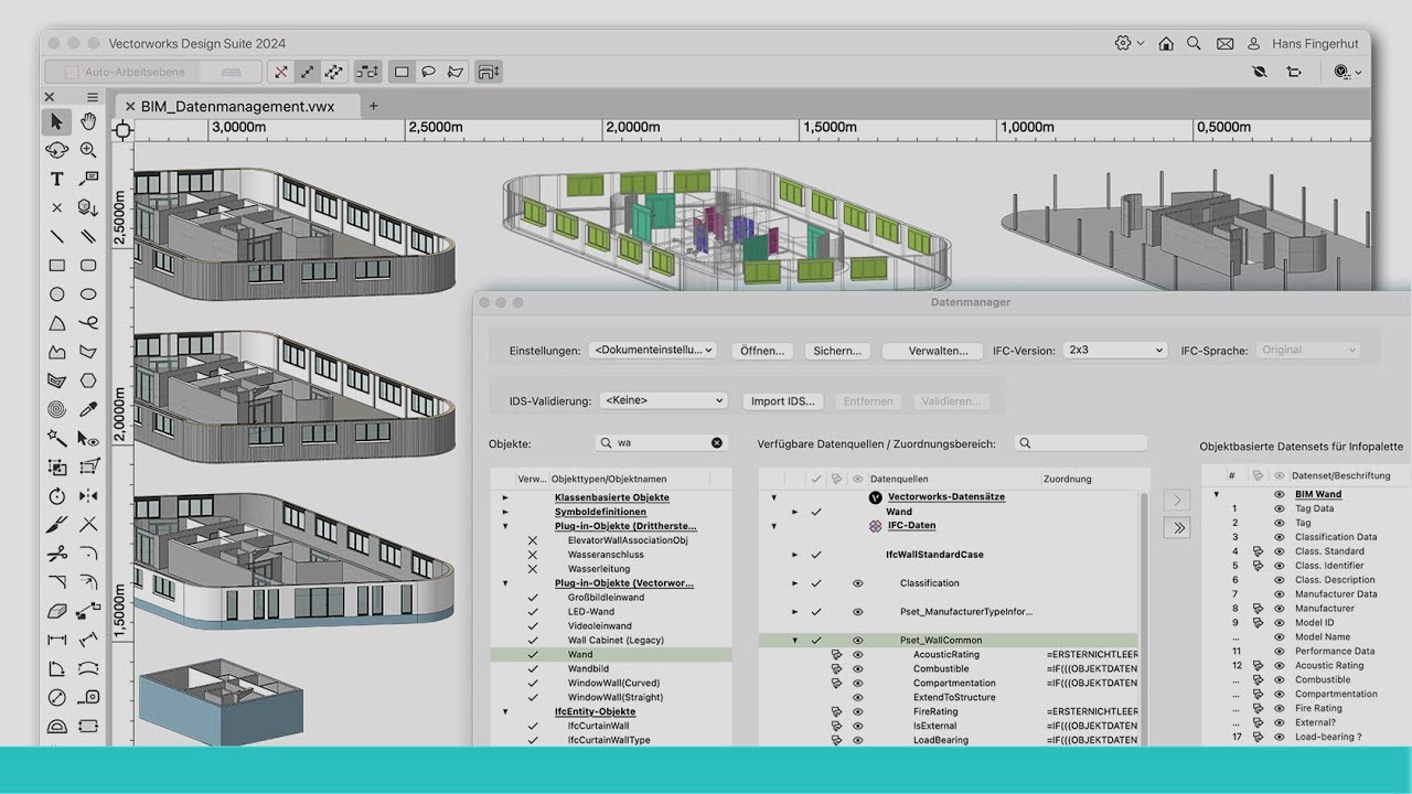 BIM Datenmanagement mit Vectorworks: Teil 2