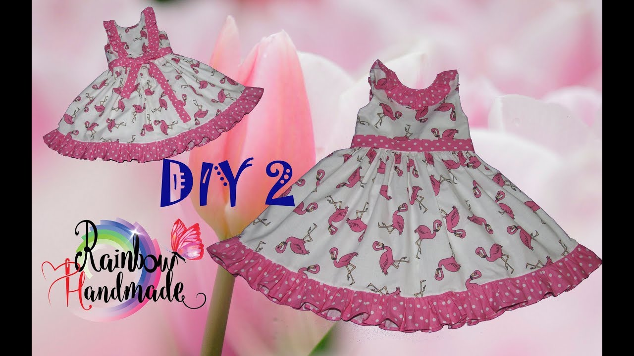 DIY 2: Платье с оборками и открытой спинкой/Dress with ruffles and open back