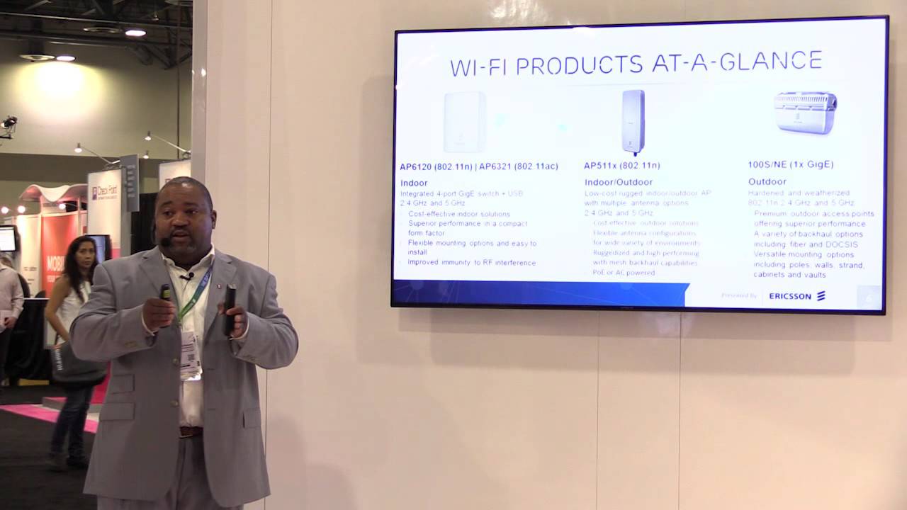 CTIA Wireless Short: Ericsson - Wi-Fi and Microwave Products Keep Your Network Above Water