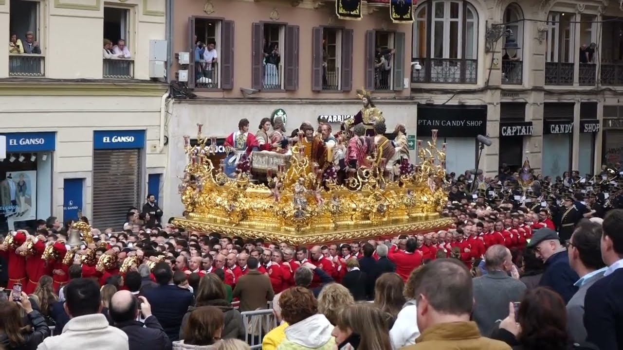SAGRADA CENA - TRIBUNA OFICIAL - SEMANA SANTA MALAGA 2024.