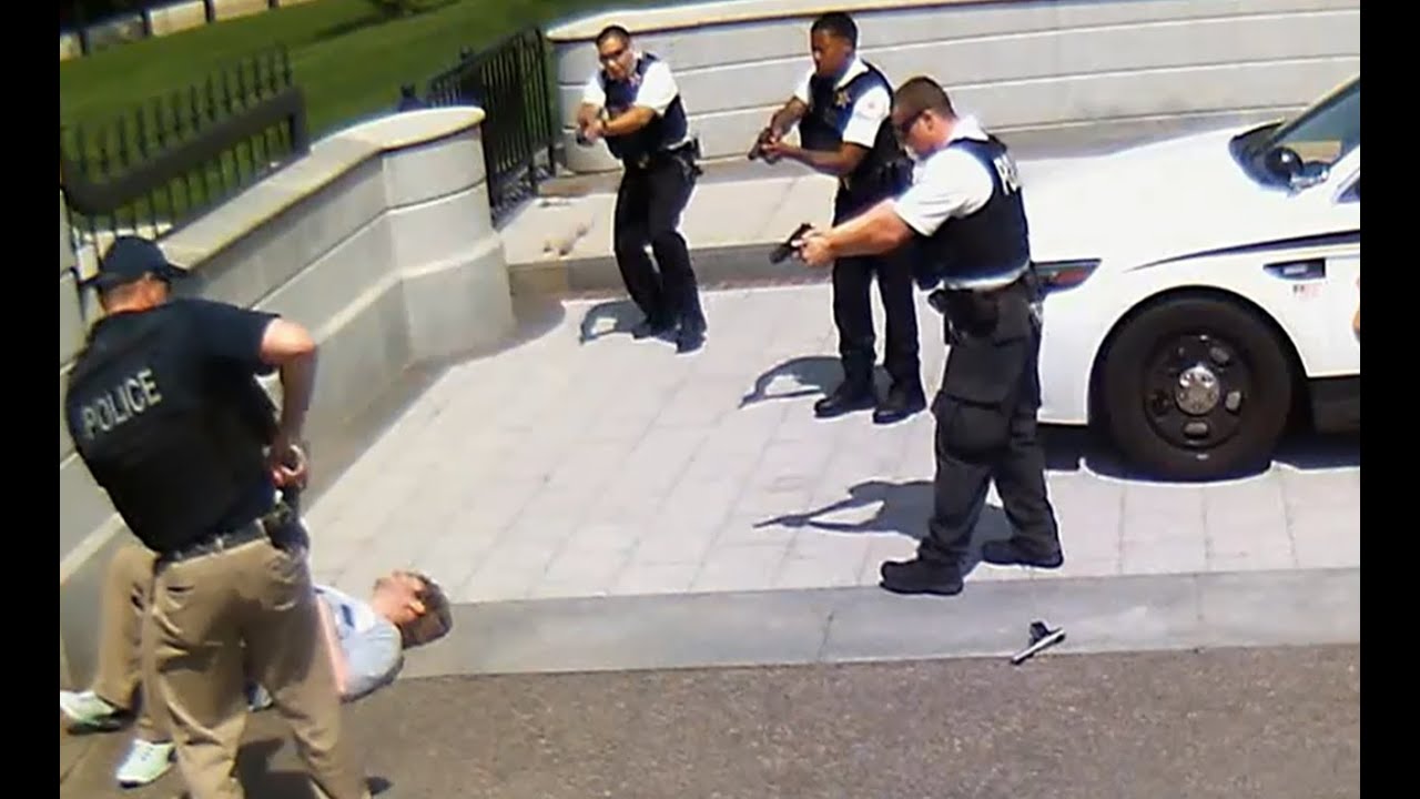 White House Shooting | Secret Service Shoot Gun-wielding Man [CAUGHT ON TAPE]
