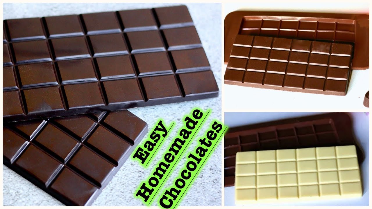 3 Basic Chocolate Recipe - Dark Chocolate, Milk Chocolate and White Chocolate | Homemade Chocolates