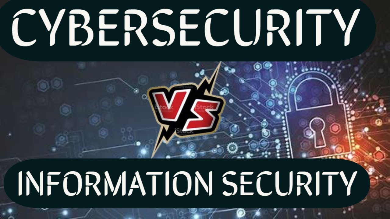 Difference between Cybersecurity and Information Security #cybersecurity   #Information_Security