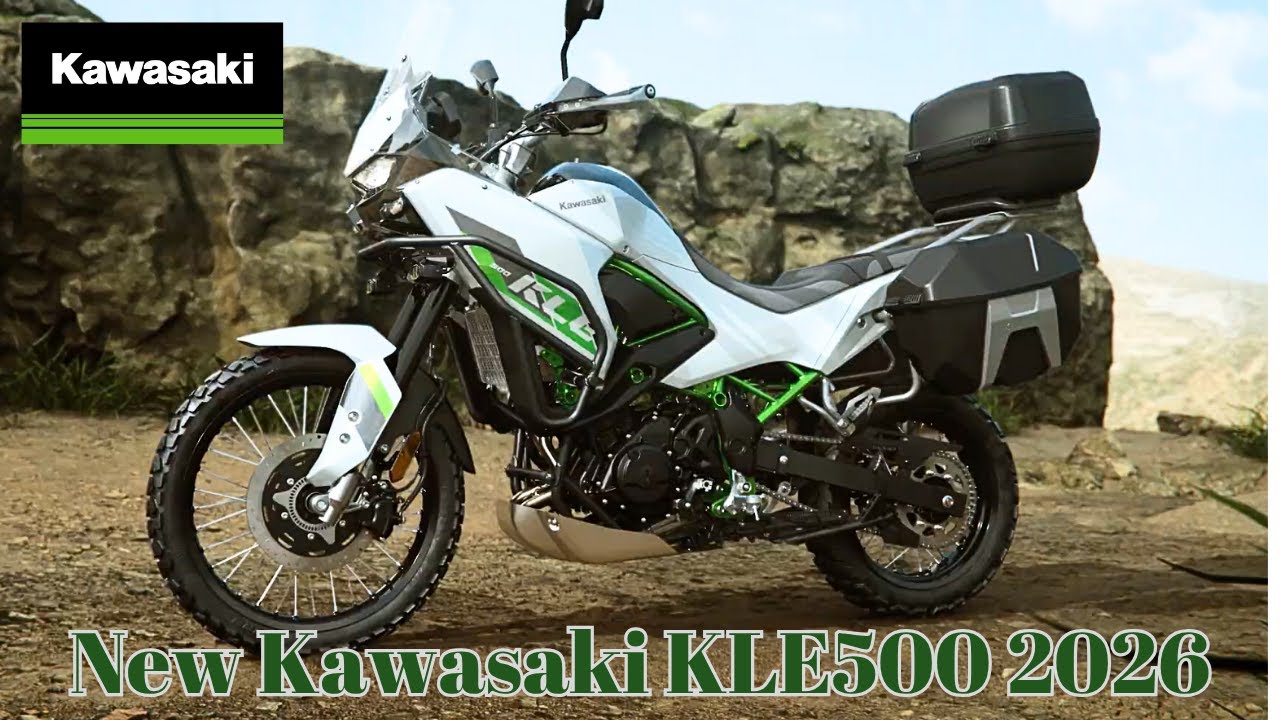 Первый взгляд на Kawasaki KLE500 2026 года | 451 куб. см | Рекомендованная розничная цена: 6599 д...