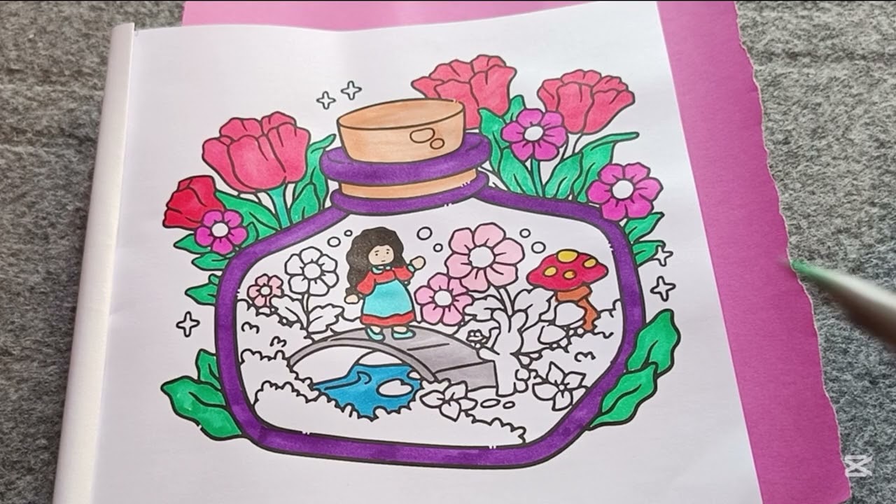 Relaxing Coloring Video | Satisfying Coloring for Stress Relief 🌈