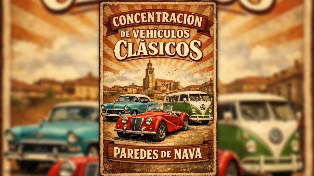 CONCENTRACIÓN DE VEHÍCULOS CLASICOS PAREDES DE NAVA (PALENCIA) 
