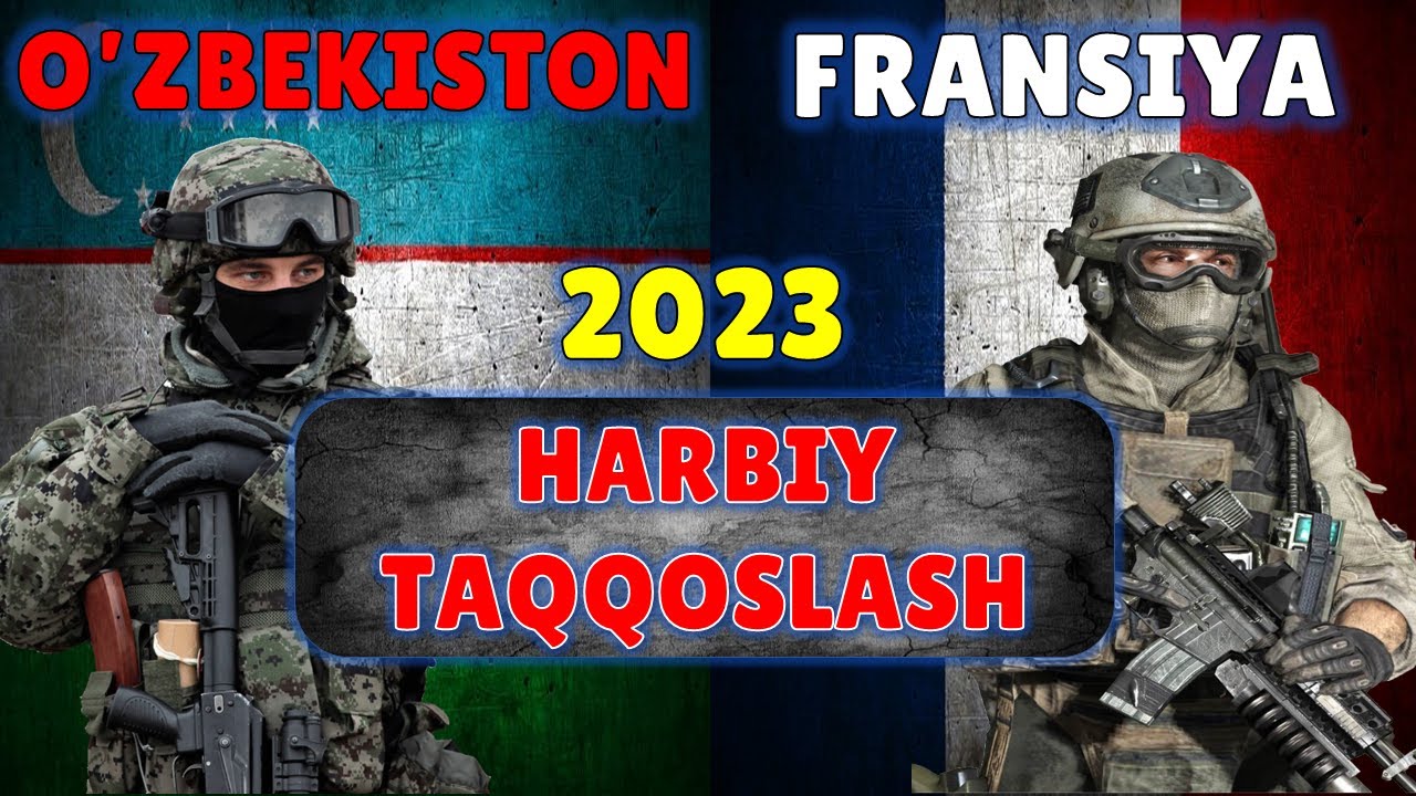 O'zbekistonga qarshi Fransiya harbiy taqqoslash
