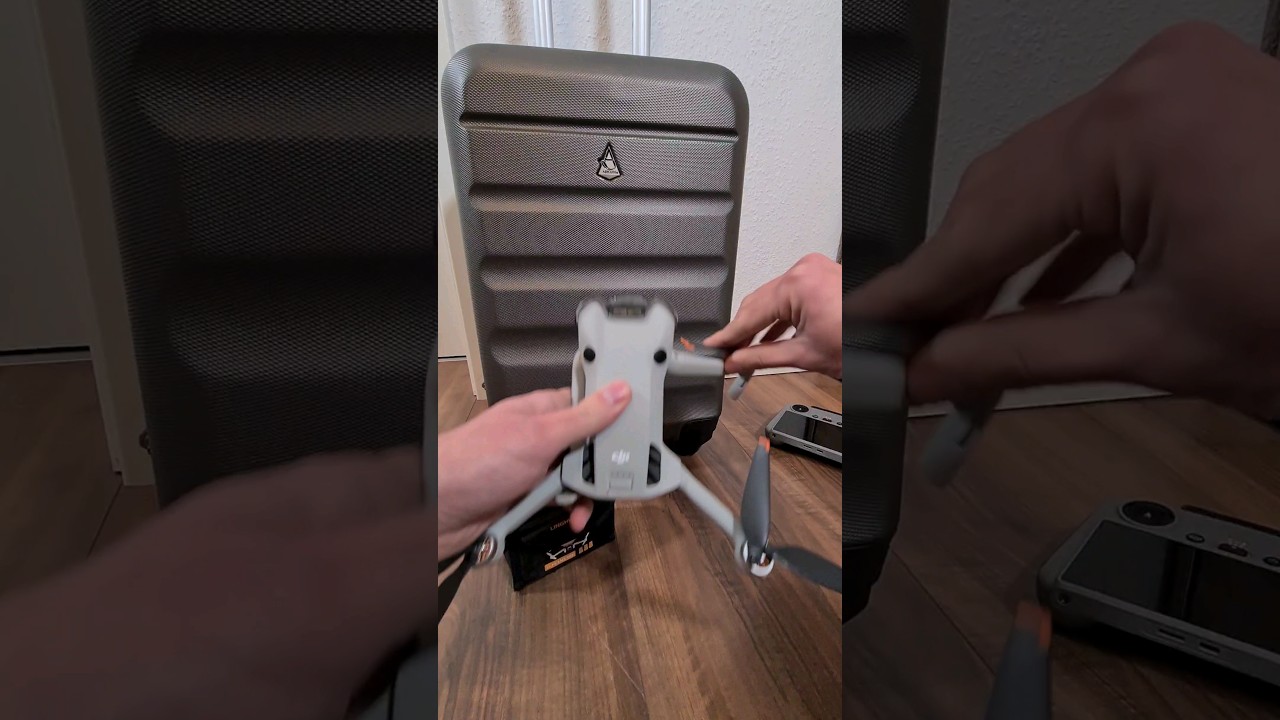 How to travel by plane with your DJI Mini 4 Pro drone 🔥😎 #shorts #dji #djimini4pro #drone #plane