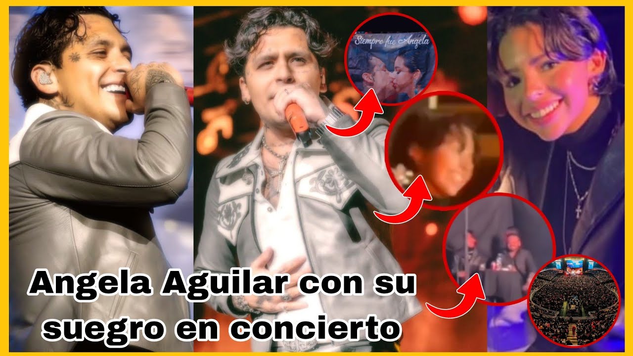 Christian Nodal Triunfa con Ángela Aguilar en Santiago de Chile, Bailan, Se lanzan besos y Cantan