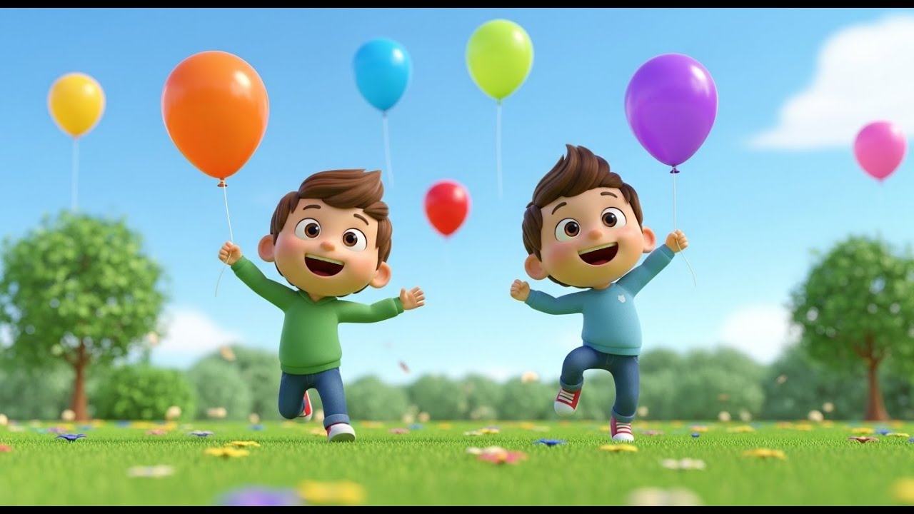 Benny and the Balloon Race 🎈🏁🌟 | High-Flying Fun, Teamwork, and Smiles for Toddlers 😄💛🎶