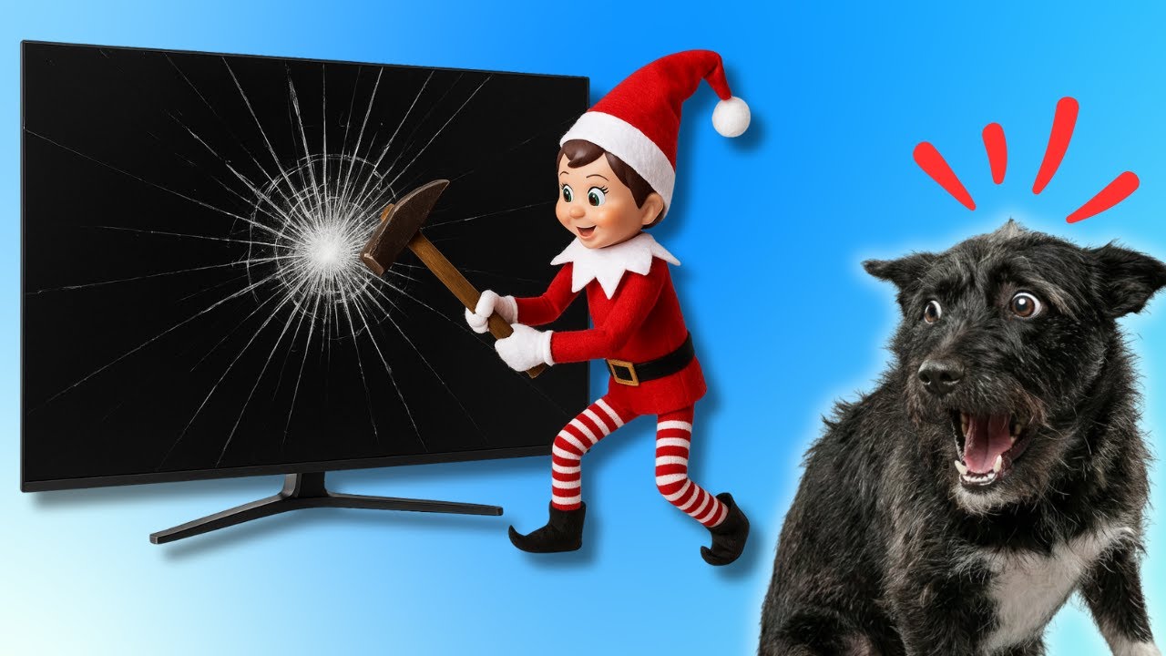 🎄 &iexcl;ELFO DE NAVIDAD ENTRA en CASA de LANA y MEL! Travesuras LOCAS